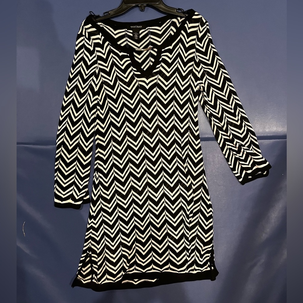Black and white dress/coverup